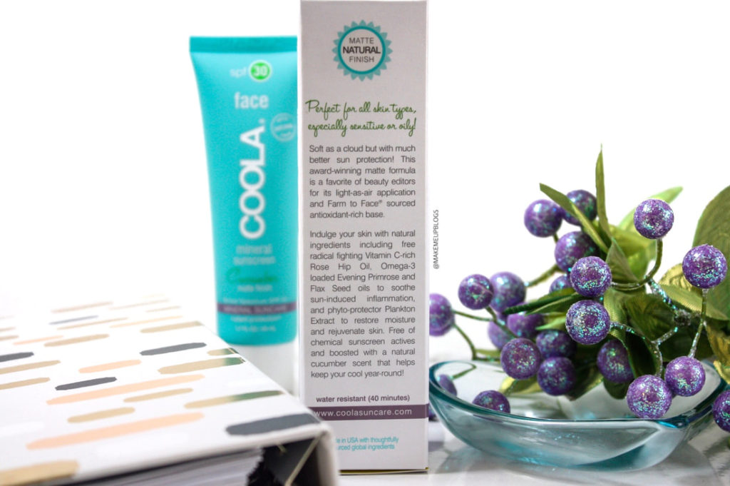 Coola Mineral Face Matte description