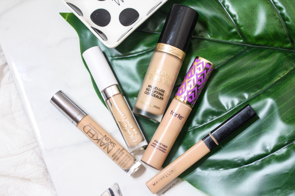 My top five high-end and drugstore concealers