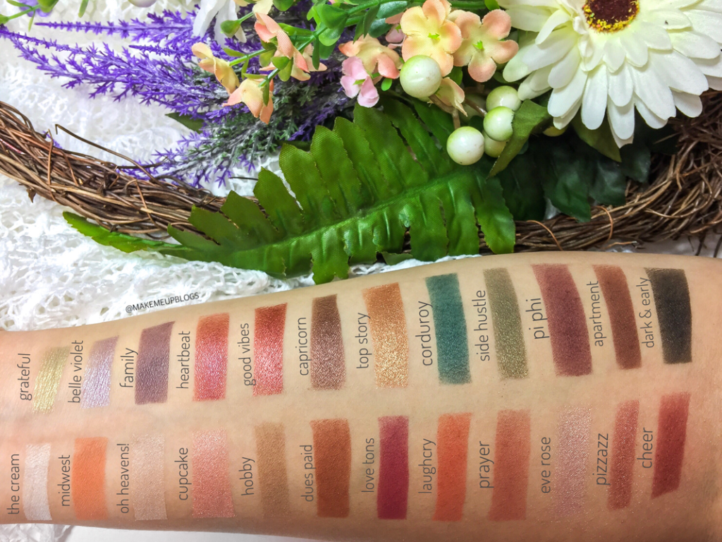Makeup Revolution The Wants swatches