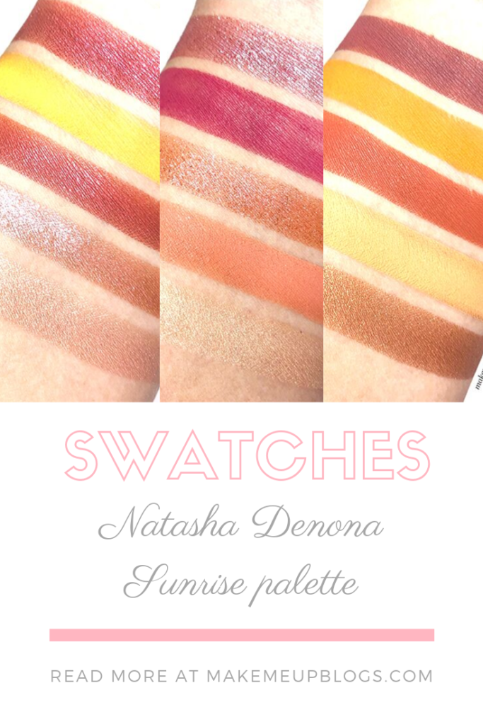 Natasha Denona Sunrise palette pin