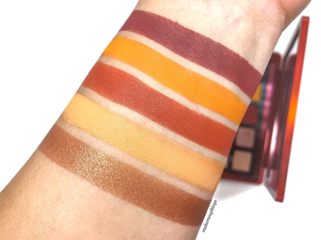 Sunrise row 3 swatches