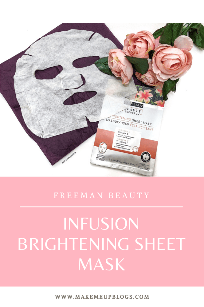 Freeman Beauty Infusion Sheet Mask pin