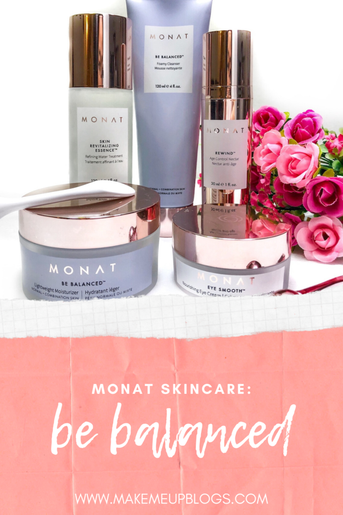 Monat Skincare: Be Balanced pin