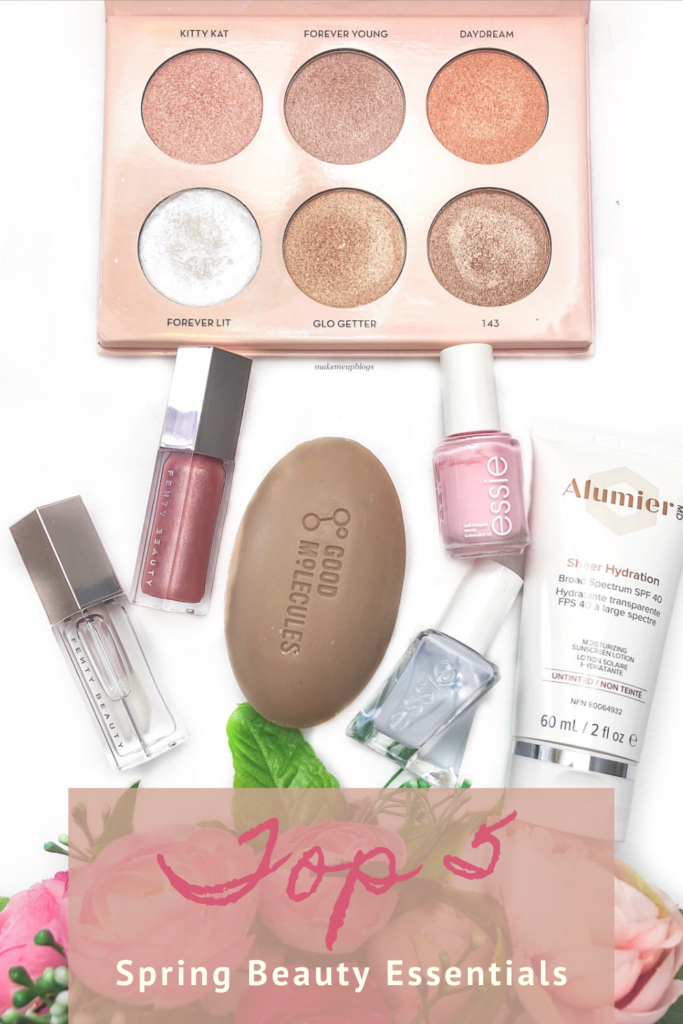 5 Spring Beauty Essentials pin