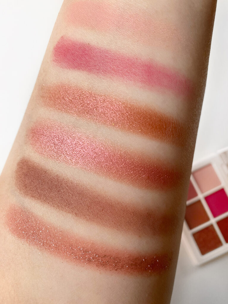 Fenty Beauty Rose Snap Shadows swatch